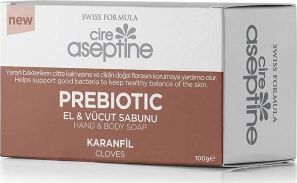 Cire Aseptine Prebiotic El Ve Vücut Sabunu Karanfil 100 Gr - Image 1
