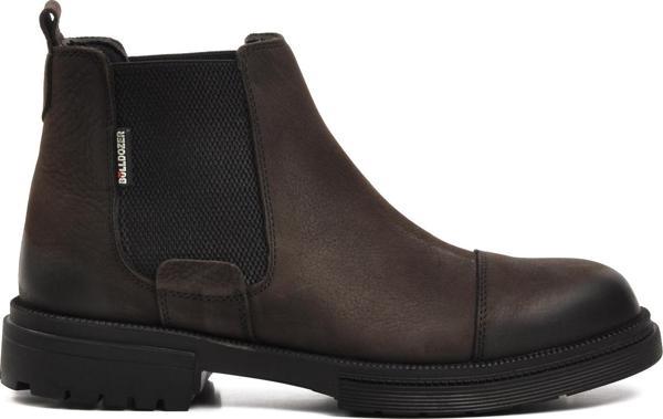 Bulldozer 240006 Antrasit Nubuk Hakiki Deri Erkek Chelsea Bot - Image 1