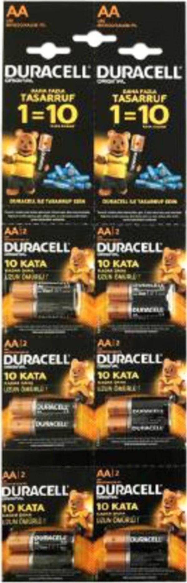 Duracell Alkalin Aa Kalem Pil Ekonomik 9+3'Lü Paket 5000394203181 - Image 1