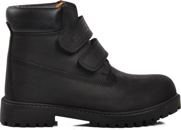 Bulldozer 240850-F Siyah Nubuk Hakiki Deri Çocuk Bot - Image 1