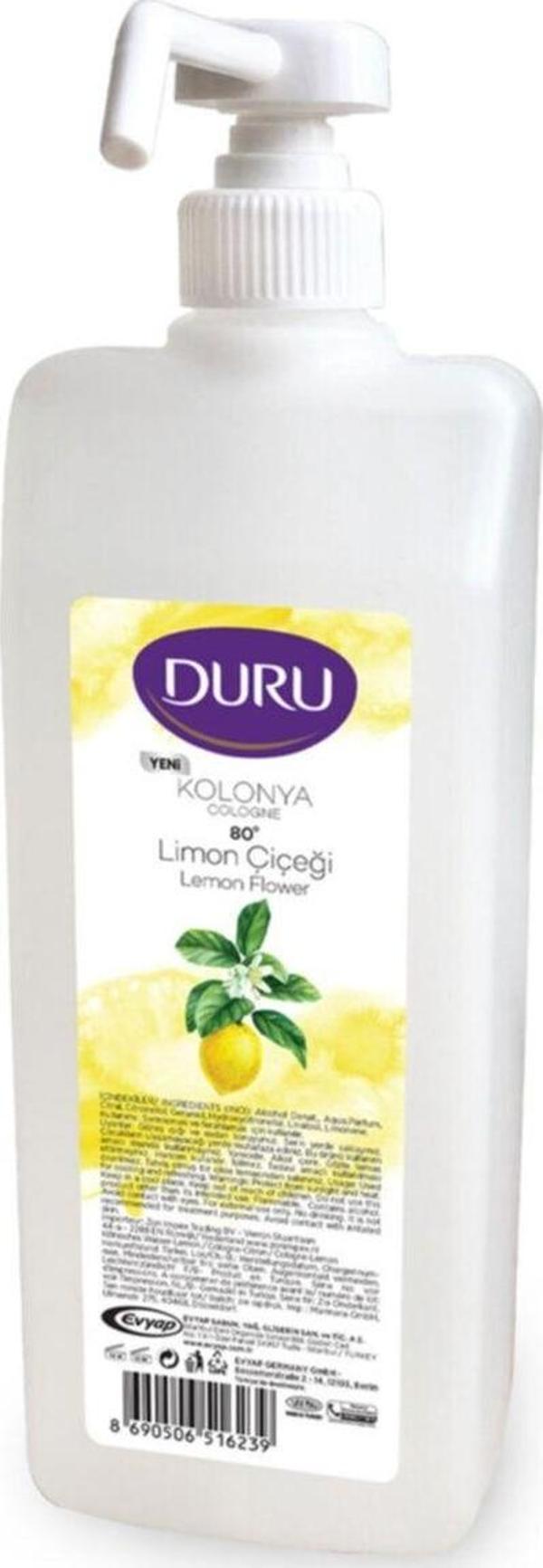 Duru Limon Çiçeği Kolonya Pompalı 750Ml 80 Derece - Image 1