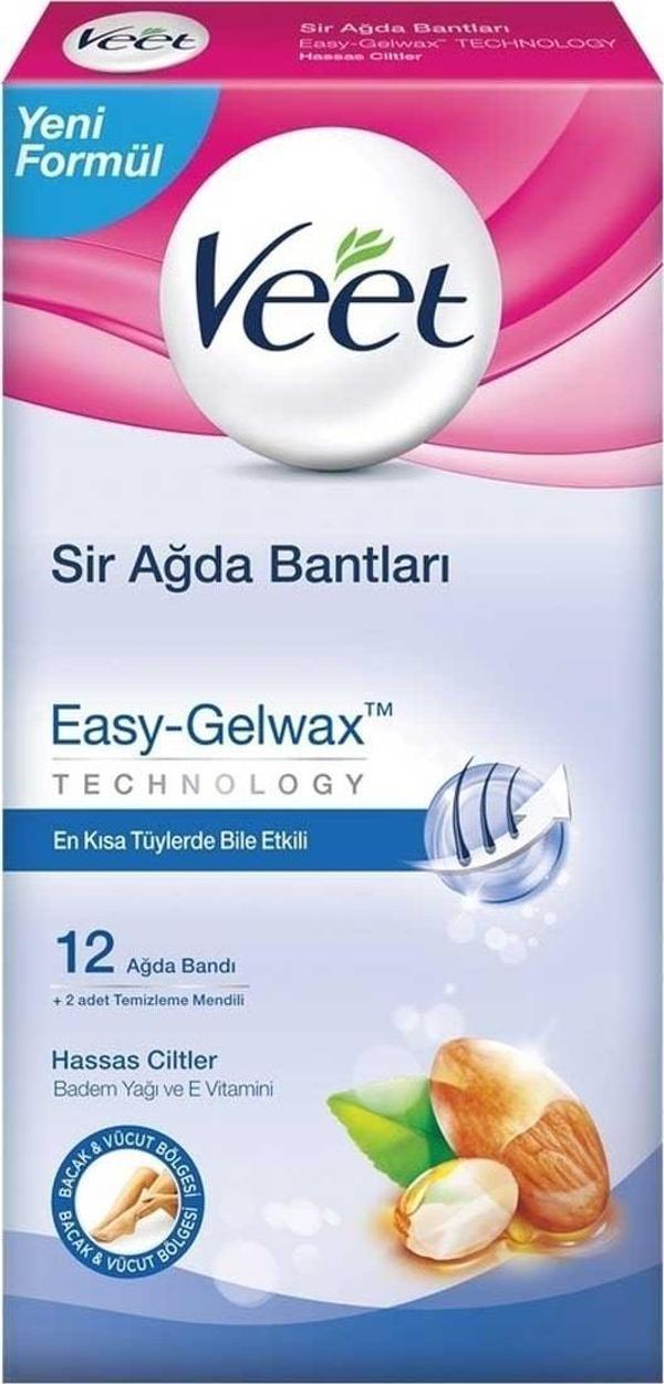 Veet Professional Ağda Bandı Hassas 12'Li - Image 1