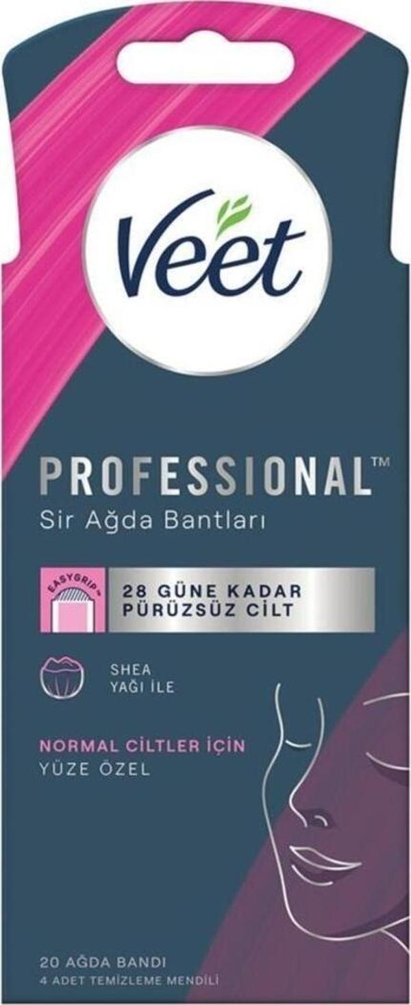 Veet Ağda Bantı Yüz Proffessional Normal 20Li - Image 1