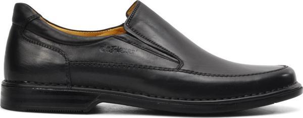 Dr.Flexer 061603 Siyah Hakiki Deri Erkek Slip On Ayakkabı - Image 1