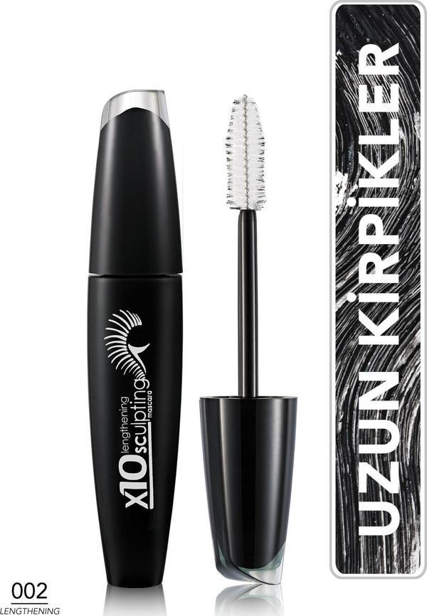 Flormar X10 Sculpting Lengthening Mascara Uzatan Maskara 002 - Image 1