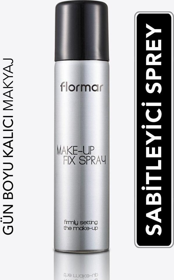 Flormar Ferahlatıcı Ve Nemlendirici Makyaj Sabitleme Spreyi - Make-Up Fix Spray - 001 - 8690604238798 - Image 1