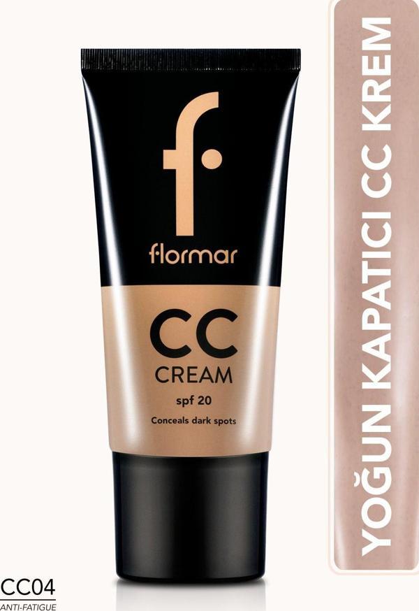 Flormar Belirgin İzler İçin Yoğun Kapatıcı Cc Krem (Ten Rengi) - Cc Cream -Cc04 Antifatigue- 8690604534739 - Image 1