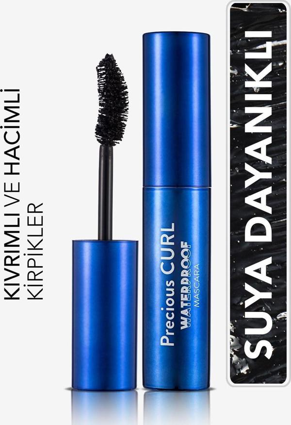 Flormar Hacim Ve Kıvrım Veren Waterproof Maskara (Yoğun Siyah) - Precious Curl Mascara - 003 - 8690604542376 - Image 1