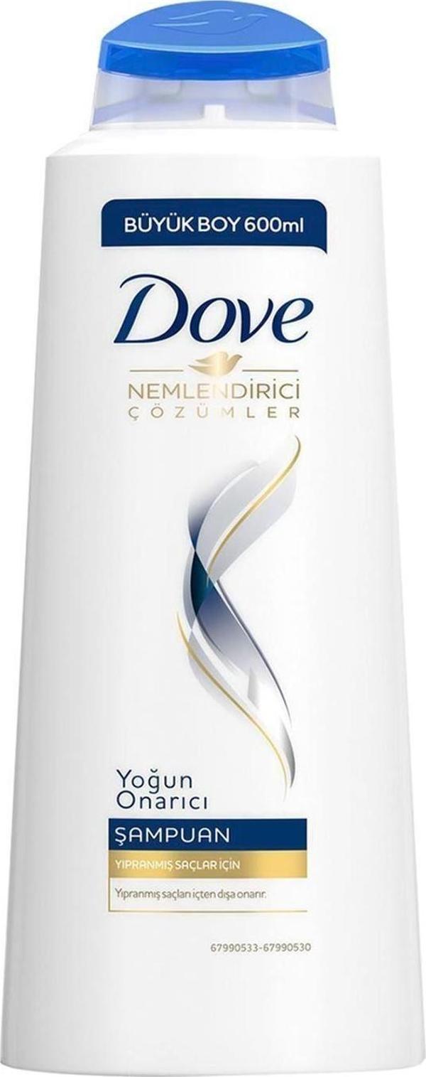 Dove Şampuan Yıpranmış Saçlar İçin Yoğun Onarıcı 600 Ml - Image 1