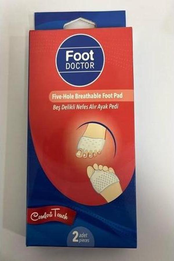 Foot Doctor Beş Delikli Nefes Alır Ayak Pedi 2 Adet - Image 1