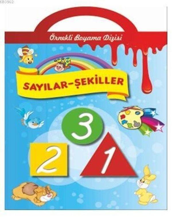 Sayılar Şekiller Örnekli Boyama - Parıltı Yayınları - Image 1