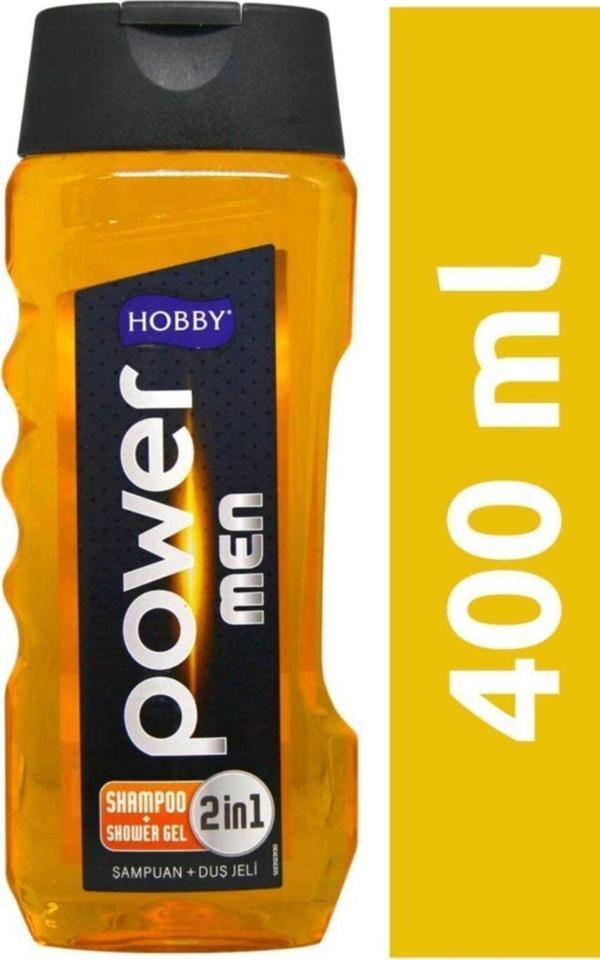 Hobby Men 2İn1 Duş Jeli Şampuan Power 400 Ml - Image 1