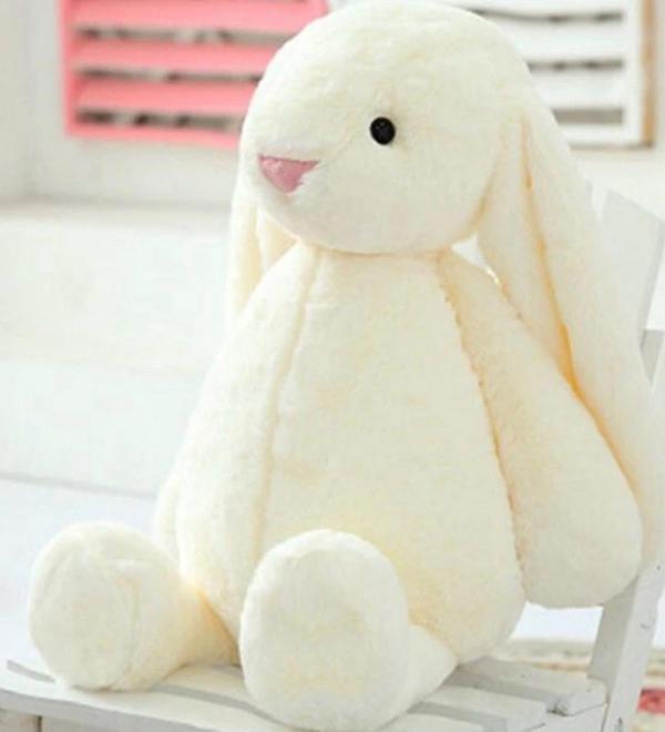 Uyku Arkadaşım Uzun Kulak Bunny Peluş Tavşan 65 cm - Image 1