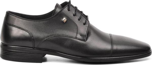 Fosco 2807 Siyah Hakiki Deri Erkek Günlük Ayakkabı - Image 1