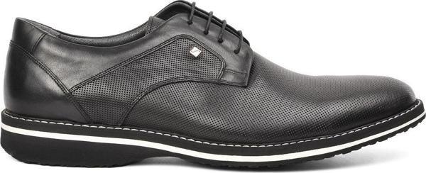 Fosco 8071 A-Siyah Hakiki Deri Erkek Casual Ayakkabı - Image 1