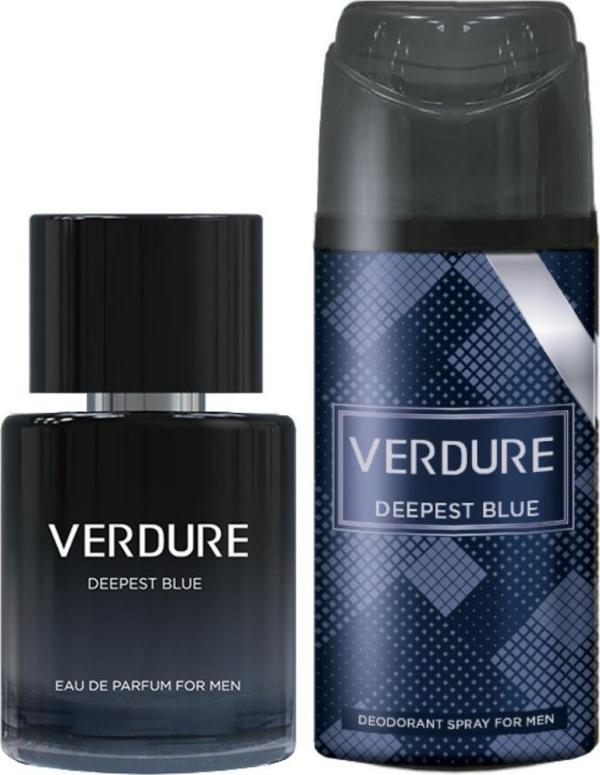 Verdure Deepest Blue Erkek Parfüm 100 Ml Deodorant 150 Ml 2'Li Set - Image 1
