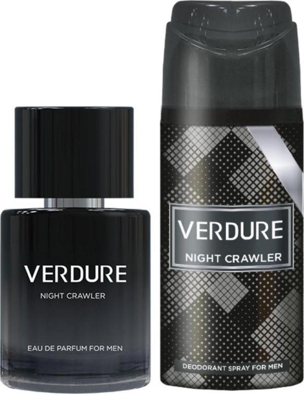 Verdure Night Crawler Edp 100 Ml Erkek Parfüm + Night Crawler Erkek Deodorant 150 Ml 2'Li Seti 8690954163177 - Image 1