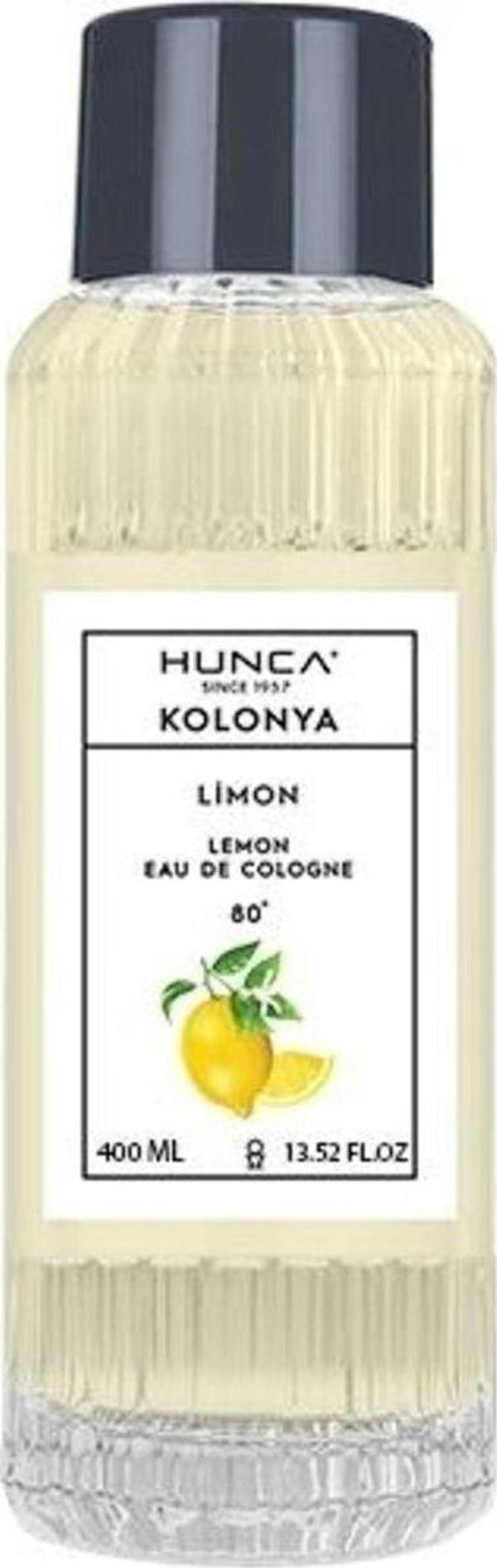 Hunca Limon Kolonyası 400 Ml Ped Şişe - Image 1