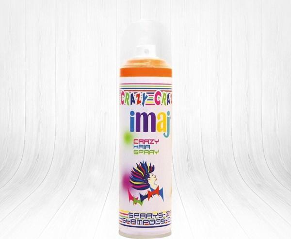 İmaj Crazy Color Renkli Saç Spreyi Turuncu 100 Ml - Image 1