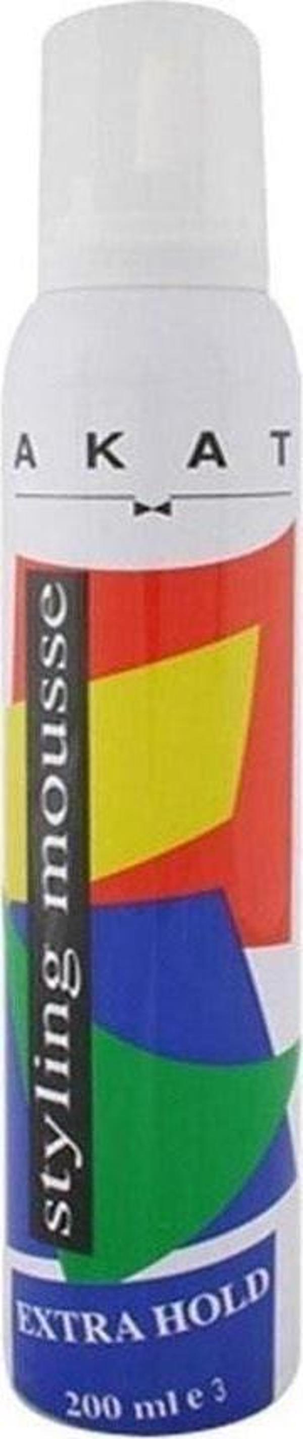 Akat Hair Mousse Extra Hold Ultra Saç Köpüğü 200Ml - Image 1
