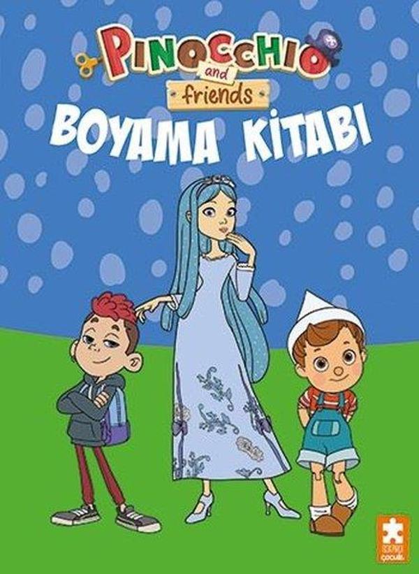 Pinocchio and Friends - Boyama Kitabı 1 - Eksik Parça Yayınları - Image 1