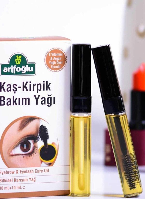 Arifoğlu Kaş Kirpik Bakım Yağı 10 Ml + 10 Ml -Argan Yağlı & Doğal E Vitaminli - Image 1
