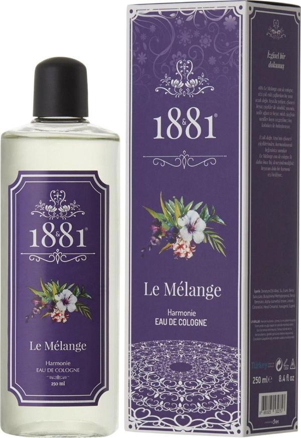 1881 Kolonya Le Melange & Harmonie Kolonya 250 Ml Cam Şişe 80 Derece - Image 1