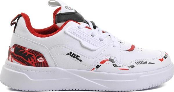 No Fear Nfr-1001 Beyaz-Kırmızı Unisex Sneaker - Image 1