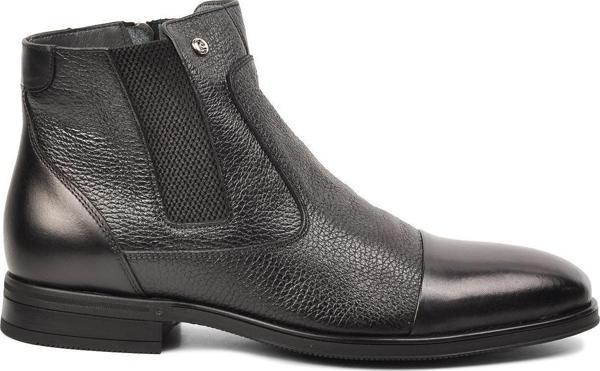 Pierre Cardin 11925251 Siyah Hakiki Deri Erkek Bot - Image 1
