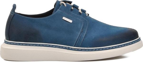 Pierre Cardin 13804 Mavi Nubuk Hakiki Deri Erkek Casual Ayakkabı - Image 1