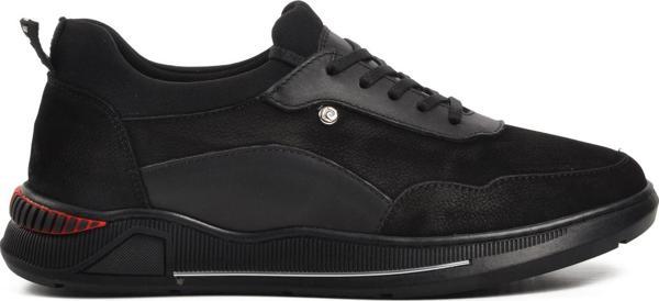 Pierre Cardin 62321 Siyah Nubuk Hakiki Deri Erkek Casual Ayakkabı - Image 1