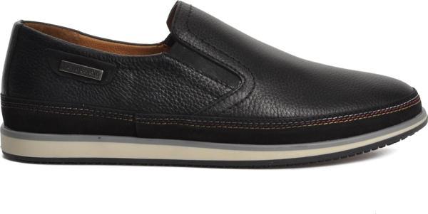 Pierre Cardin 62332 Siyah Floter Hakiki Deri Erkek Casual Ayakkabı - Image 1