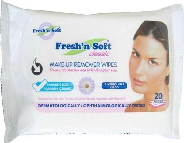 Freshnsoft Fresh'N Soft Makyaj Temizlik Mendili 20' Li - Image 1