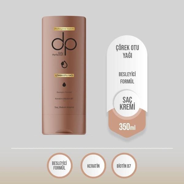 Dp Daily Perfection Çörek Otu Yağı Saç Bakım Kremi 350 Ml - Image 1