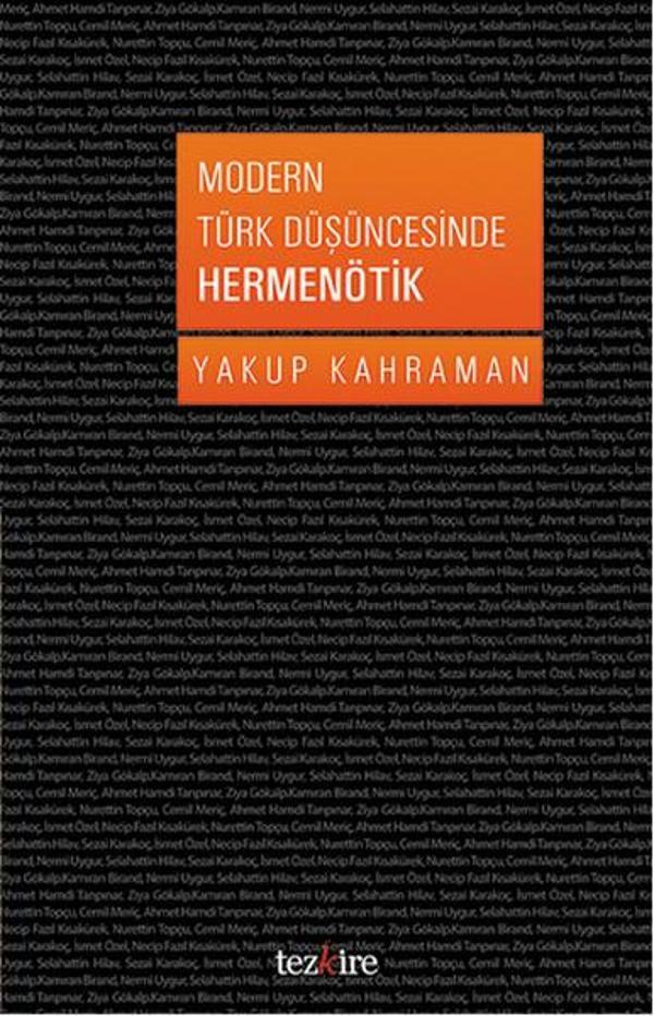 Modern Türk Düşüncesinde Hermenötik - Tezkire Yayınları - Image 1