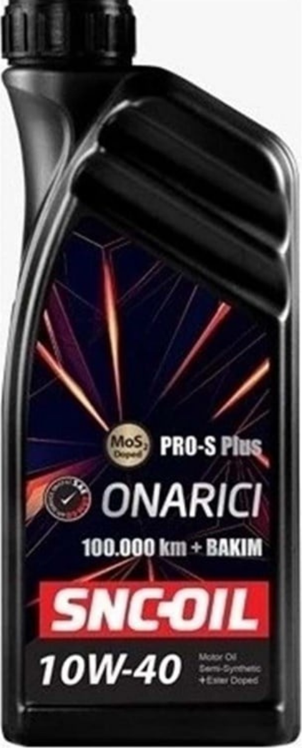 Snc Oil 100.000 Km+ Pro S Plus Onarıcı 10W-40 Motor Yağı 1 Litre - Image 1
