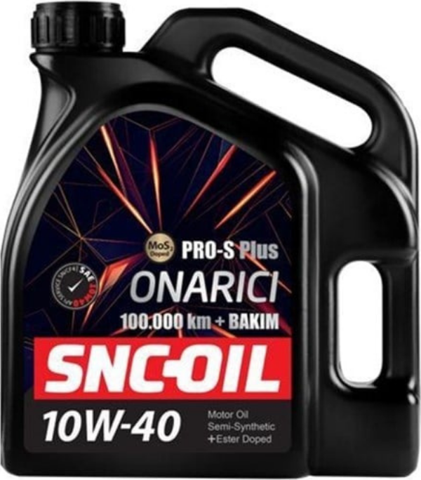 Snc Oil 100.000 Km+ Pro-S Plus Onarıcı 10W-40 Motor Yağı 4 Litre - Image 1