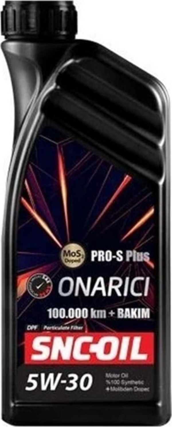 Snc Oil 100.000 KM+ Pro-S Plus Onarıcı 5W-30 Motor Yağı 1 Litre - Image 1