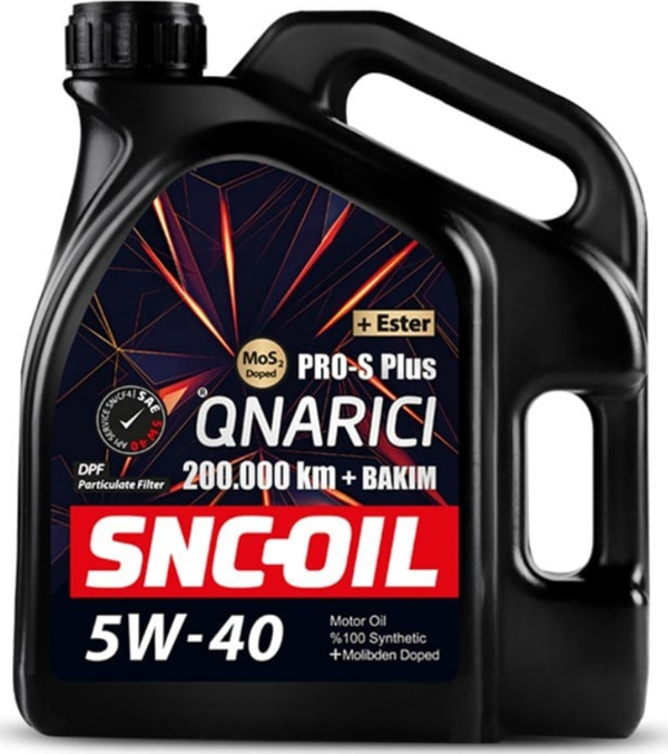 Snc Oil 200.000Km+ Bakım Pro-S Plus Onarıcı 5W-40 Motor Yağı 4 Litre - Image 1