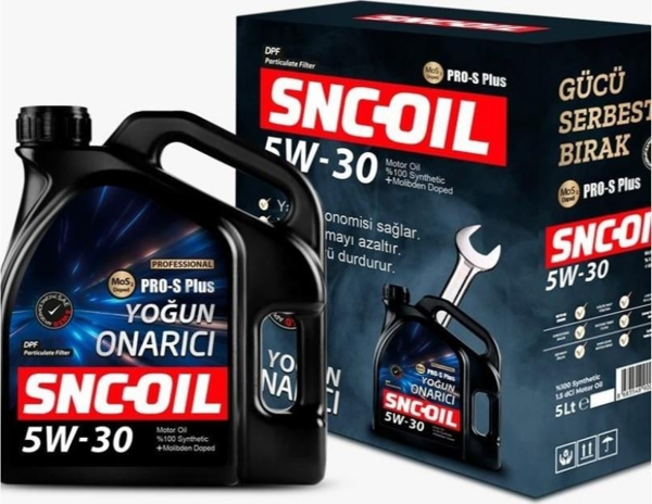 Snc Oil Pro-S Plus Yoğun Onarıcı 5W-30 Motor Yağı 5 Litre - Image 1