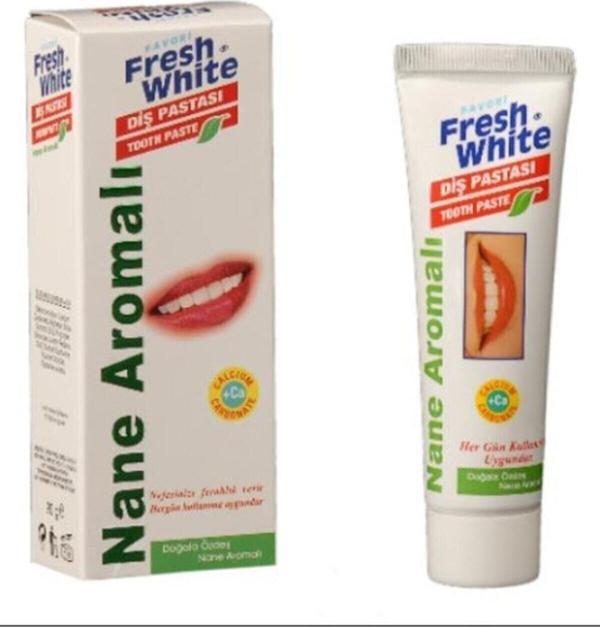 Fresh White Diş Pastası Nane Aromalı 90G - Image 1