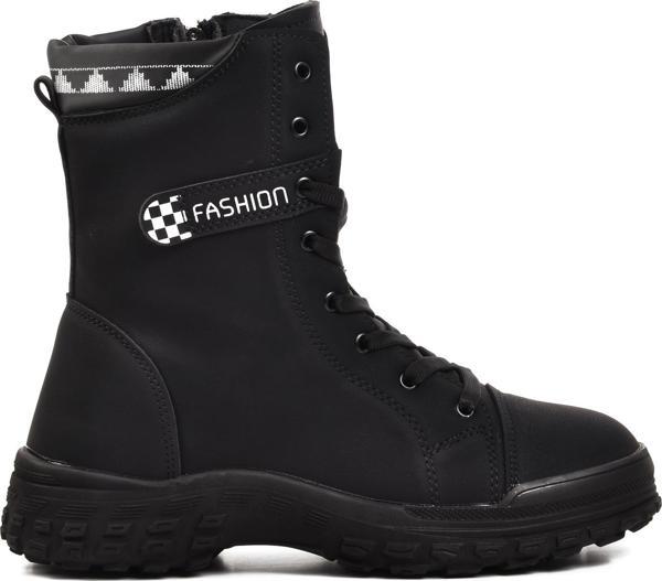 Walkway Lance Siyah-Zümrüt İçi Kürklü Kadın Bot - Image 1