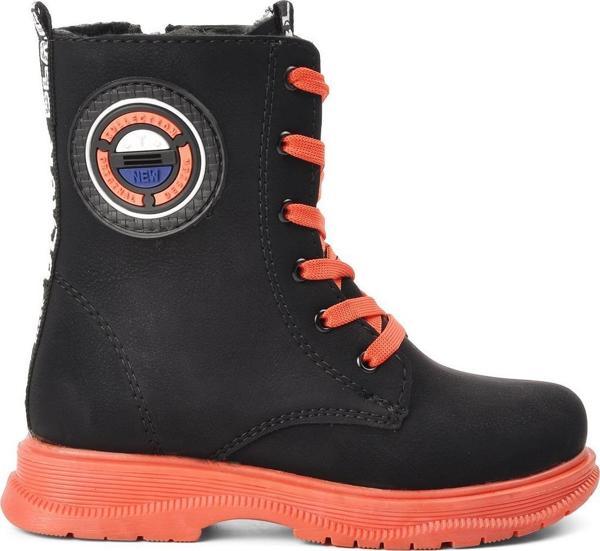 Walkway Peris-P Siyah-Turuncu İçi Kürklü Kız Çocuk Bot - Image 1