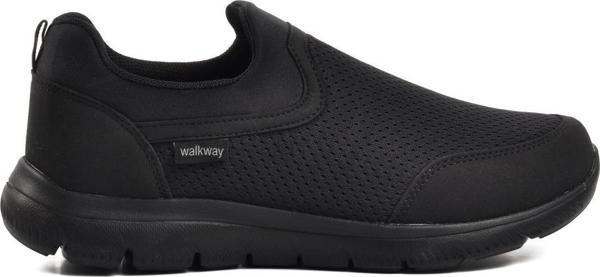 Walkway Pest Siyah-Siyah Fileli Comfort Erkek Spor Ayakkabı - Image 1