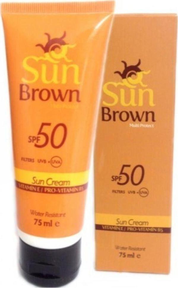 Sun Brown Güneş Koruyucu Yüz Kremi Spf50 75 Ml - Image 1