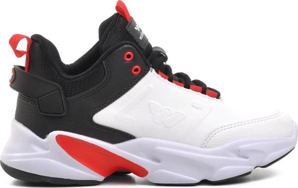 Walkway Slam Dunk Beyaz Bağcıklı Unisex Basketbol Ayakkabısı - Image 1