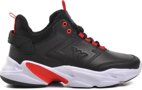 Walkway Slam Dunk Siyah Bağcıklı Unisex Basketbol Ayakkabısı - Image 1