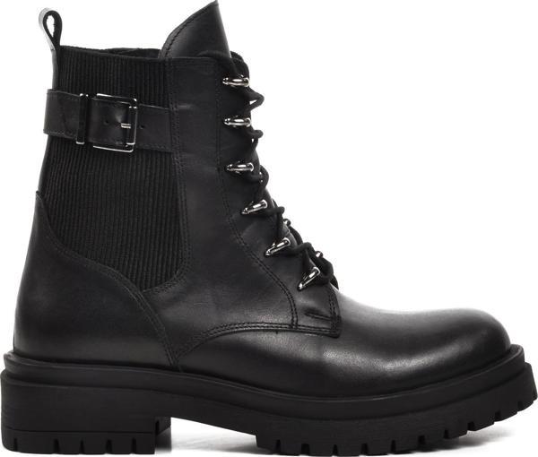 Walkway 22914 Siyah Hakiki Deri Kadın Bot - Image 1