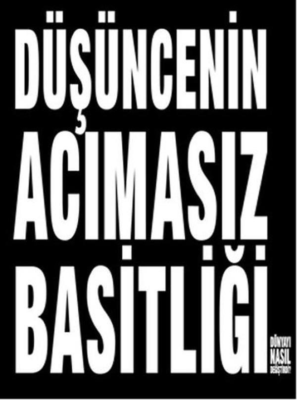 Düşüncenin Acımasız Basitliği - MediaCat Yayıncılık - Image 1