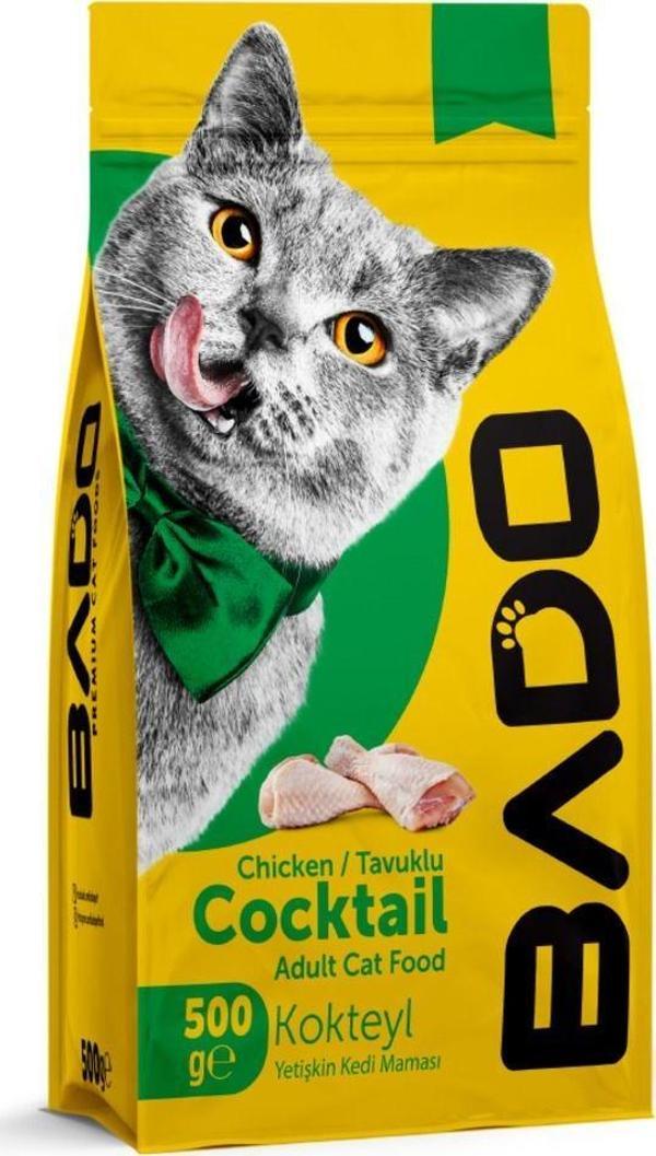 Bado Yetişkin Kedi Maması Kokteyl 500 Gr - Image 1